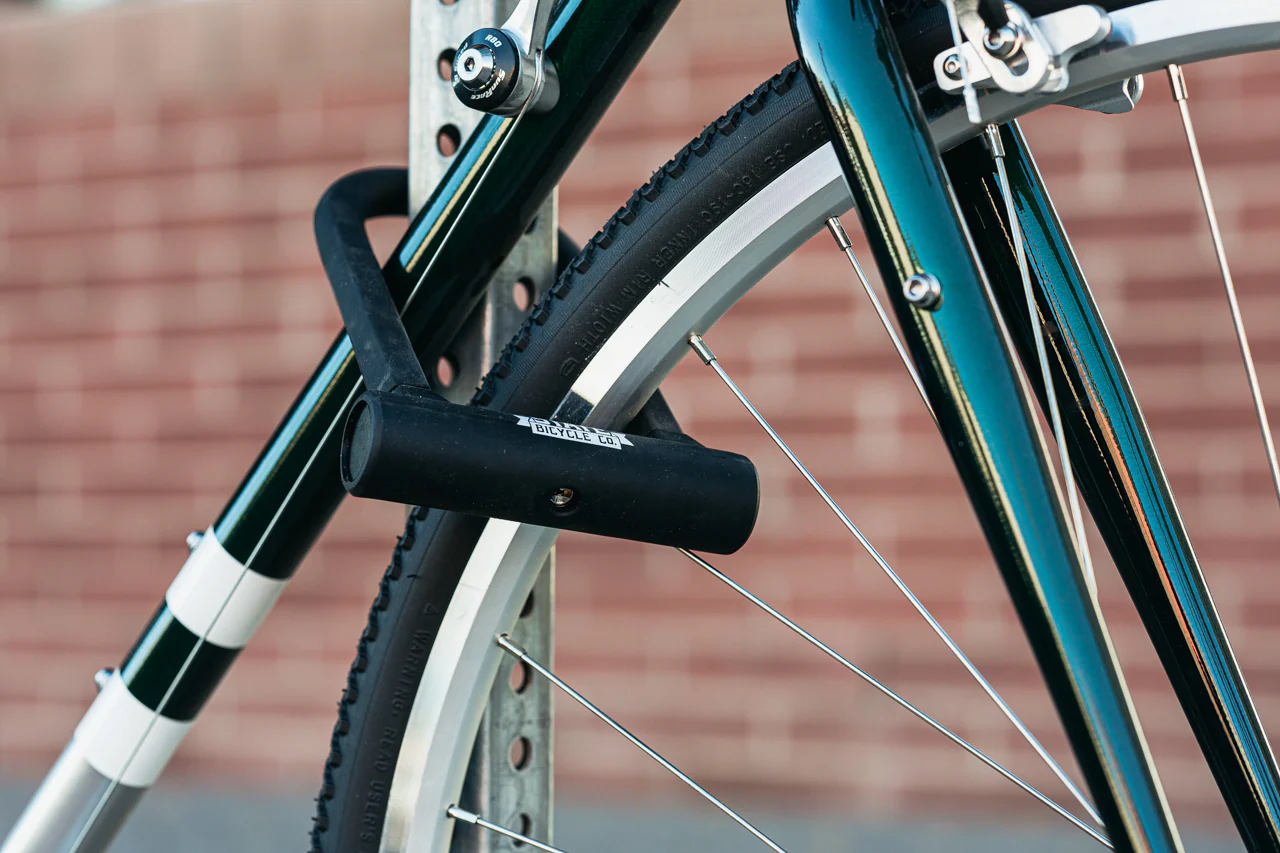 Adventure Bike Shop -Adventure Bike Shop StateBicycleCo. Hardened SteelU Lock SiliconCoated 7